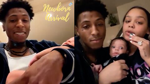 NBA Youngboy Sings Barney "I Love You Song" To Newborn Son Tru! 🗣