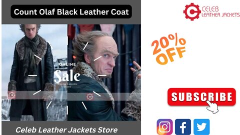 A Series of Unfortunate Events | Neil Patrick | Leather Coat