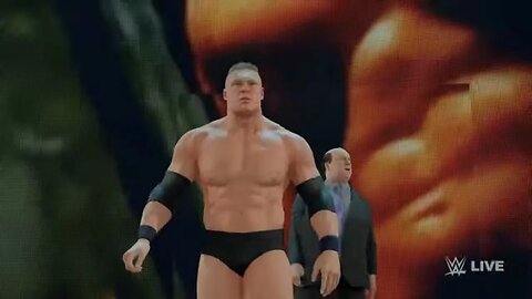 WWE2K23 Brock Lesnar 03 w/ Paul Heyman Entrance