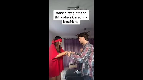 my girlfriend kiss 💋 my friend prank
