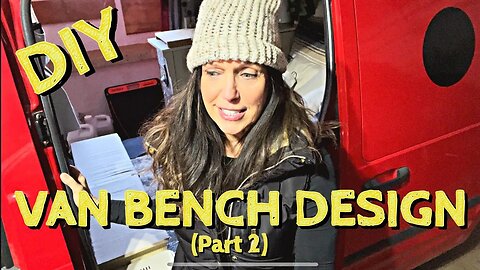 VanLife | DIY bench project part 2 + NEW Year intentions