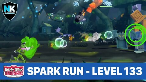 Angry Birds Transformers - Spark Run Series - Level 133 - Featuring Greenlight