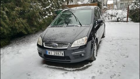 #Winter2021 Ford Focus C-Max on snow. Video was recorded "by hand" (phone). Camera in the car broke.