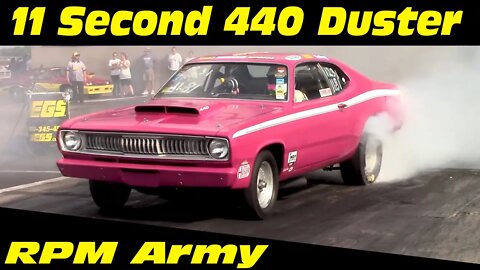 11 Second 440 Plymouth Duster Drag Racing