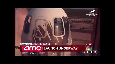 See Jeff Bezos Launch into Space with the AMC Crew || 🔴 AMC TO THE MOON