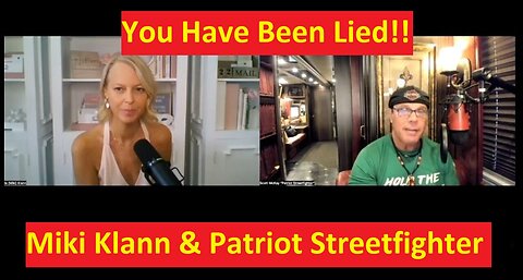 Miki Klann & Patriot Streetfighter - You Have Been Lied To, Banking System Con!