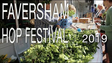 Faversham Hop Festival 2019 Kent UK, celebrating the hop one of the essential ingredients in beer