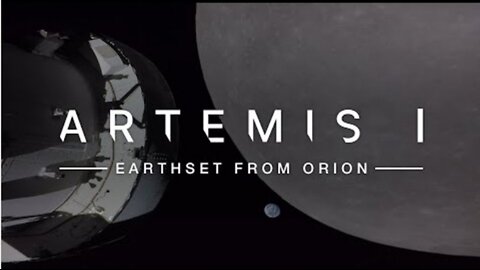 Earthset as Orion Prepares for Outbound Powered Flyby