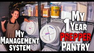 My 1 YEAR (PREPPER) Pantry | My Management System | (MEGA!) Food Shortages Are COMING!