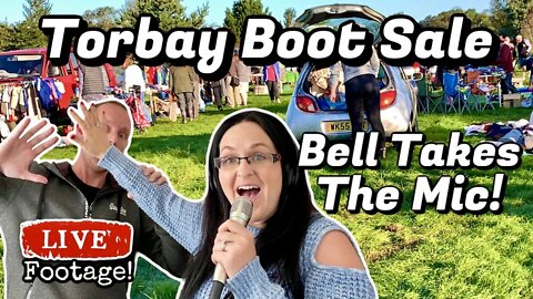 Torbay Car Boot Sale | Annabell Takes The Mic! | eBay Reseller