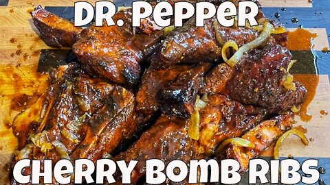 Dr. Pepper Cherry Bomb Smoked Ribs on the Pit Barrel Cooker *GIVEAWAY*