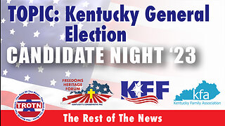 Hear the Candidates Speak (2023 KY Candidate Forum)