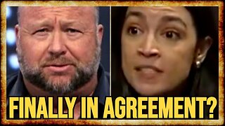 AOC and Alex Jones BOTH ACCUSE Israel of GENOCIDE