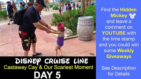 Castaway Cay & Our Scariest Moment - Disney Dream Cruise Line - Disney Vlog Day 5