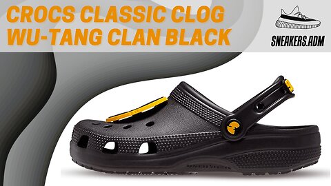 Crocs Classic Clog Wu-Tang Clan Black - 207759-001 - @SneakersADM