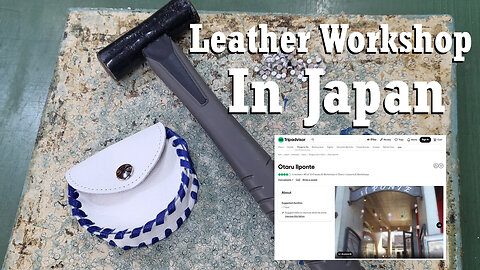 Leather Workshop at Otaru IlPonte in Japan