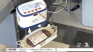 Nebraska Community Blood Bank in need of donations amid nationwide blood shortage