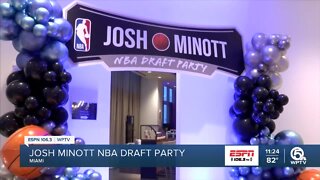 St Andrew's alum Josh Minott's NBA Draft party