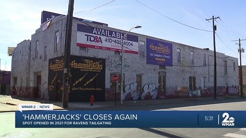 Hammerjacks up for lease in South Baltimore's entertainment district