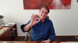 Video de bolsonaro toma terceira dose de Hidroxicloroquina e melhor