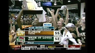 March 17, 2007 - DePauw Women's Basketball Team Wins University's First National Championship