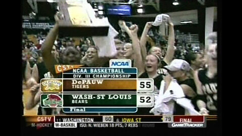 March 17, 2007 - DePauw Women's Basketball Team Wins University's First National Championship