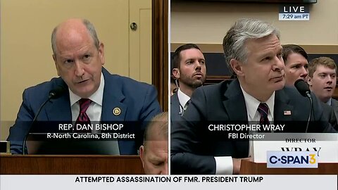 Wray: ‘We Don’t Know’ Why Trump Wasn’t Kept Off the Stage