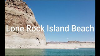 Lone Rock Island Beach, Lake Powell 2021