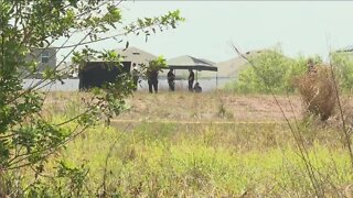 Dead body found burning in an open field in Ruskin, HCSO investigating