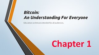 Bitcoin: An Understanding For Everyone - Chapter 1: A Brief History Of Internet Money
