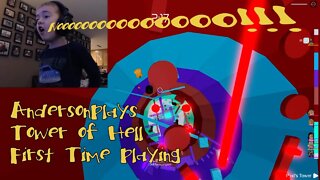 AndersonPlays Roblox Tower of Hell - First Time Playing