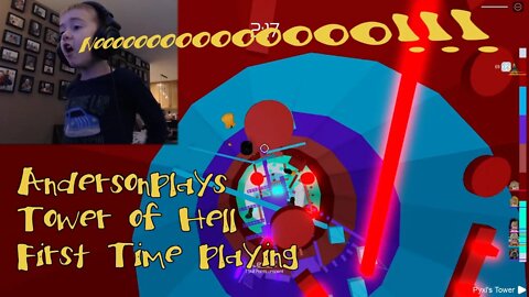 AndersonPlays Roblox Tower of Hell - First Time Playing
