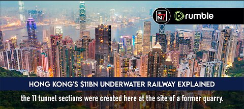 Hong Kong's $11BN Underwater Railway Explained