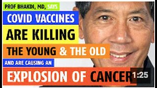 Prof Bhakdi, MD says COVID vaccines are killing people & causing an explosion of cancer