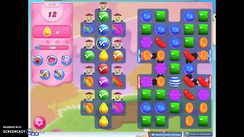 Candy Crush Level 2198 Audio Talkthrough, 3 Stars 0 Boosters