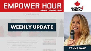 Tanya Gaw Weekly Update: November 23rd