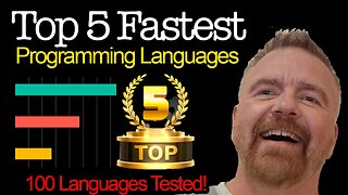 Top 5 Fastest Programming Languages: Rust, C++, Swift, Java, and 90 more compared!