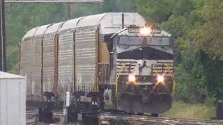 Norfolk Southern Autorack Train from Berea, Ohio September 3, 2022