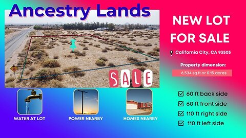 Hottest Deal of the Summer: Affordable 0.15 acres Land Ownership near Los Angeles - Ancestry Lands