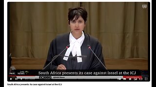 South Africa presents its case against Israel at the ICJ (International Court of Justice)