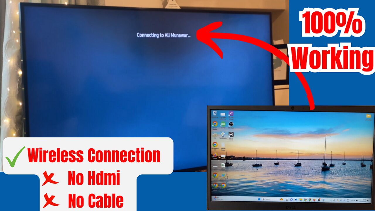How to Connect Laptop on Any Smart TV Wirelessly StepbyStep Guide