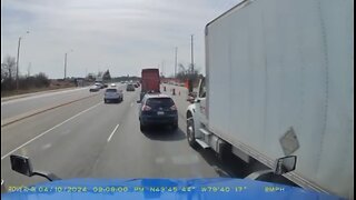 Cutting off Transport Trucks