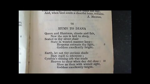 Hymn to Diana - B. Jonson