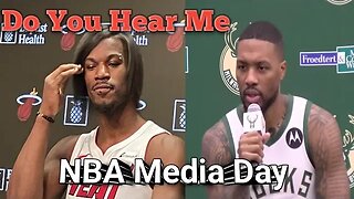 NBA Media Day 23 | Jimmy Butler Goes Emo | Dame Lilliard & Giannis Share Thoughts | DOMIN-AYTON?!