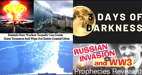 PREPARING FOR WW3-INVASION-TSUNAMI BOMBS-3 DAYS OF DARKNESS-DEADLY YELLOW POWDER-*