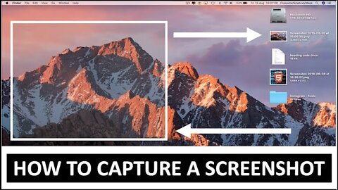 How to TAKE A Screenshot On A Mac Computer - Basic Tutorial | New