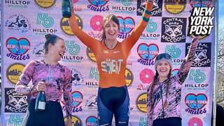 Trans cyclist feels like 'superhero' after winning NYC women's race