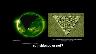 'Massive Coronal Triangle (Portal) on the Sun before NASA Satellites shut down' - 2012