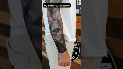 Stunning cover up by robertarttattoo #shorts #tattoos #inked #youtubeshorts