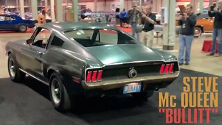 STEVE MCQUEENS 1969 BOSS 429 BULLITT MUSTANG STARTS UP AND LEAVES MCACN 2019 CAR SHOW